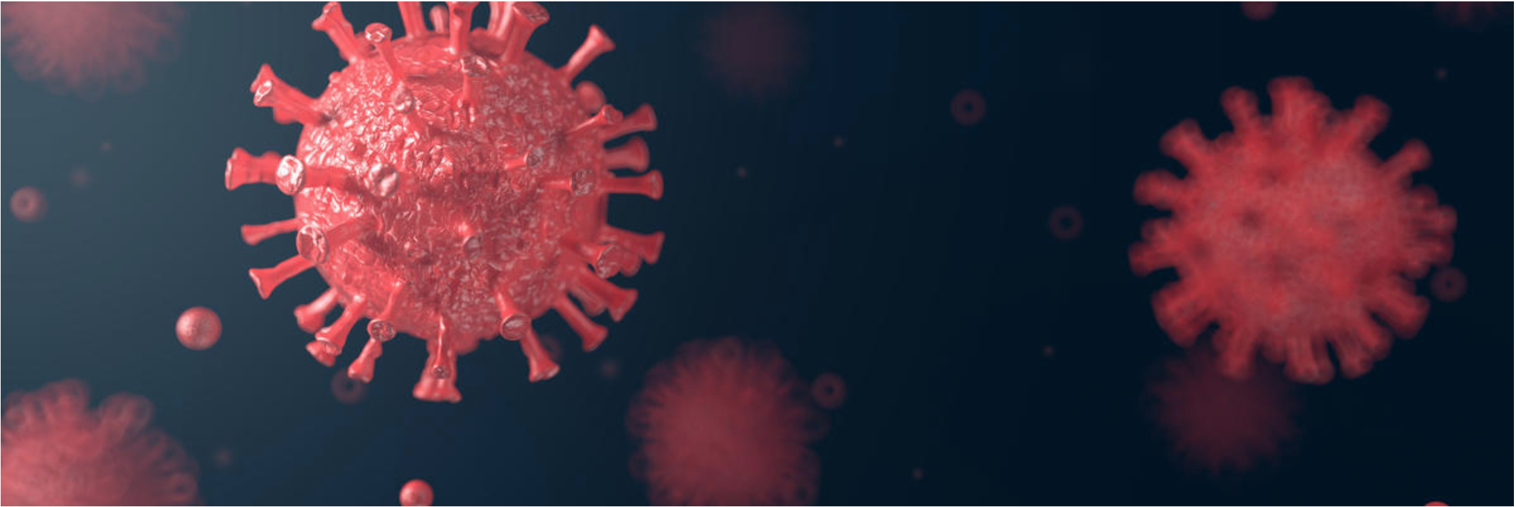 Visual representation of the Covid-19 virus