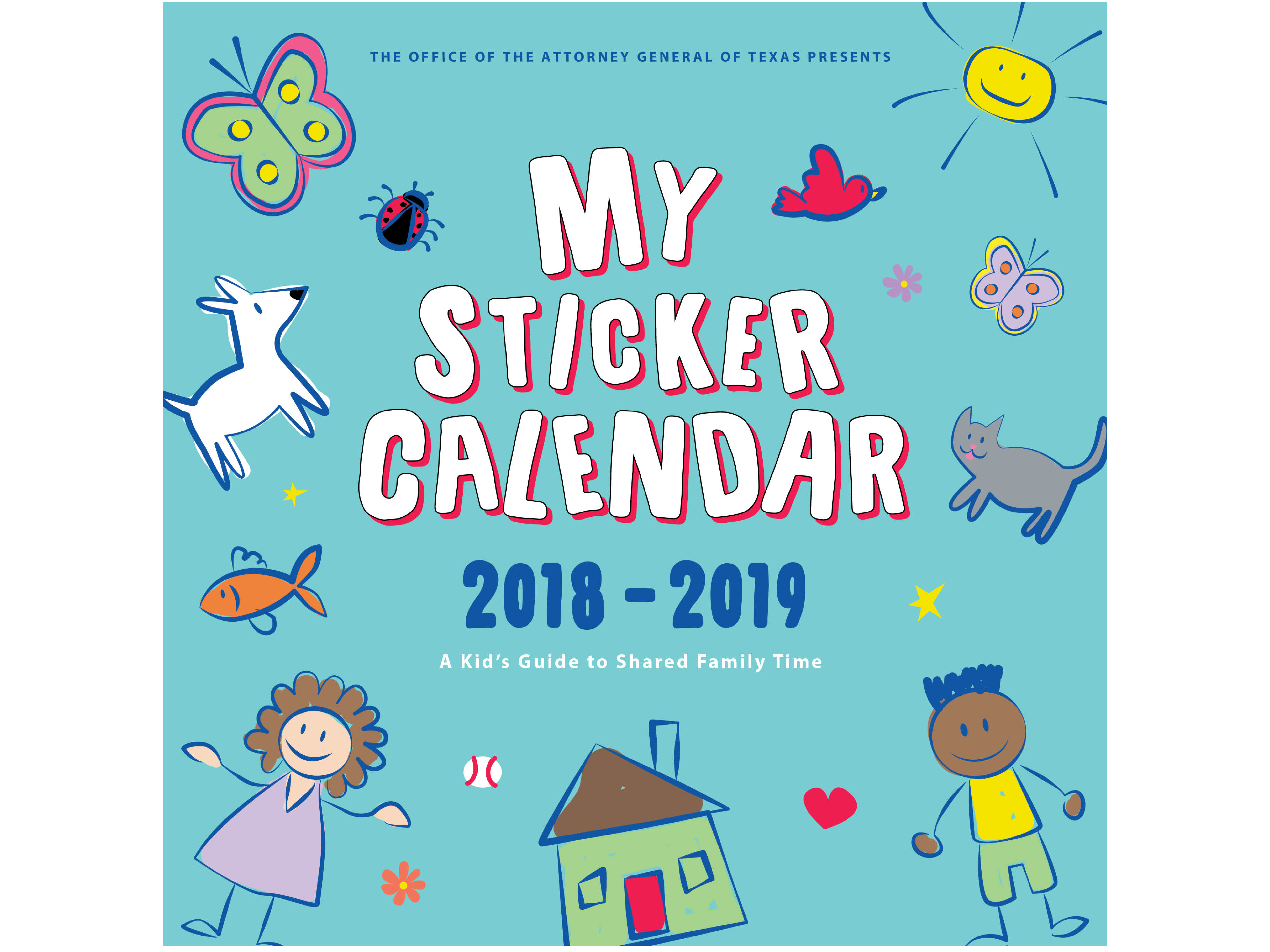 my sticker calendar office of the attorney general baby calendar 2019