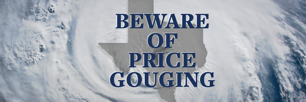 Beware of Price Gouging