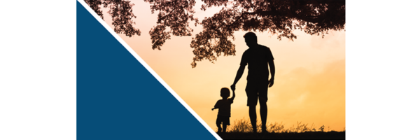 Man with Child Holding Hands
