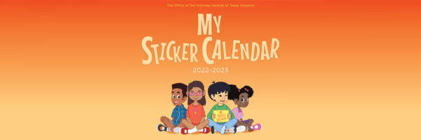 My Sticker Calendar 2022-2023