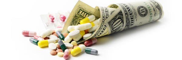 Money and pills - beware of health scams